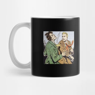 Two man fight Mug